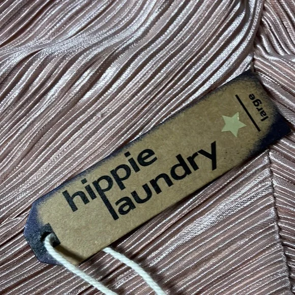 Hippie laundry women’s long sleeve blouse. Size large. NWT - Picture 7 of 9